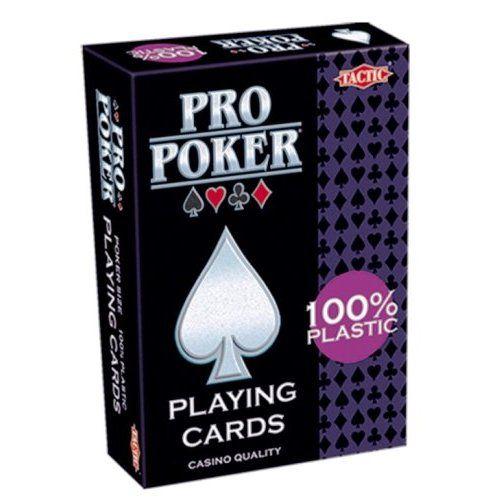 Tactic ProPoker Cartes 100% Plastique